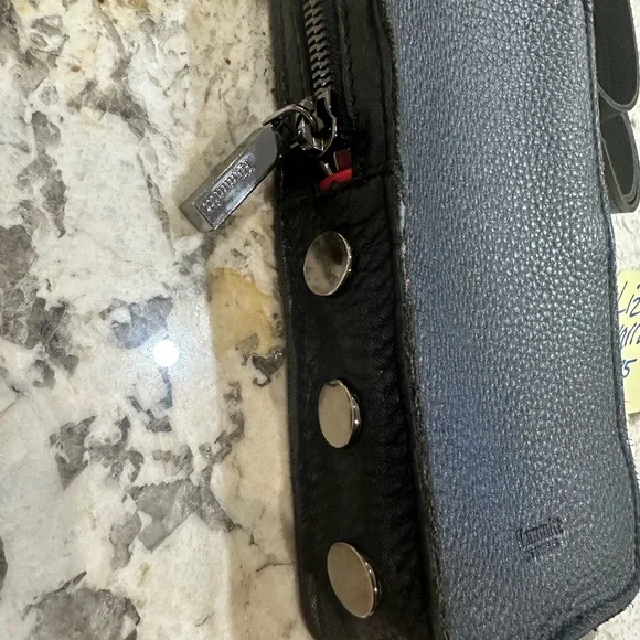 Black Leather Crossbody Bag - Picture 3 of 5